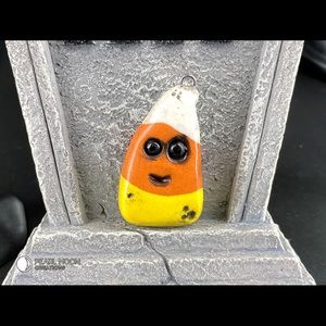 Candy Corn Halloween Pendant (Sad)